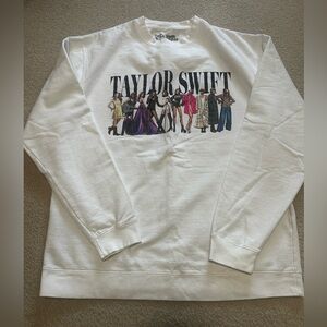 Taylor Swift White Crewneck